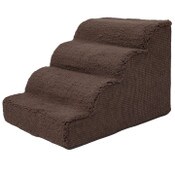 Wholesale - 20"x14"x16" BROWN FOAM 4-STEP PET STAIRS C/P 6, UPC: 192598941060